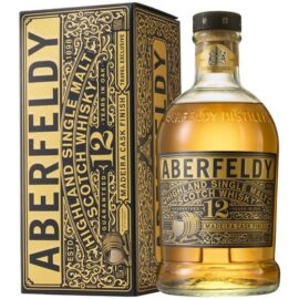 ABERFELDY Madeira Cask Aged 12 Years is a Classic Highland Single Malt Scotch whisky, finished in Madeira Wine Casks.