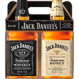 Jack Daniel's Black Label No.7 & Honey Whiskey 40%/35% 2x1L*